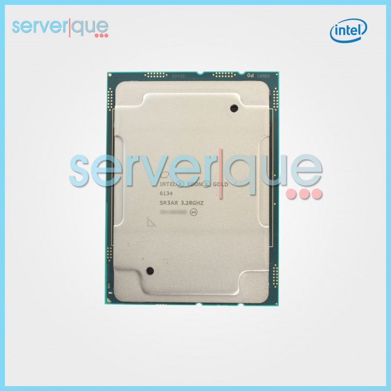 SR3AR Intel Xeon Gold 6134 8-Core 3.20GHz 24.75M L3 10.40GT/s LGA3647